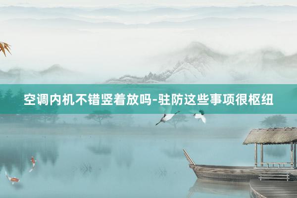 空调内机不错竖着放吗-驻防这些事项很枢纽